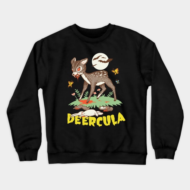 Deercula Crewneck Sweatshirt by Hillary White Rabbit